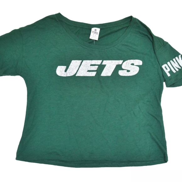 RARE VS Victoria Secret PINK LIMITED EDITION Off Shoulder Foil BLING TOP S M - Picture 11 of 14